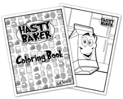 Hasty Baker Coloring Book