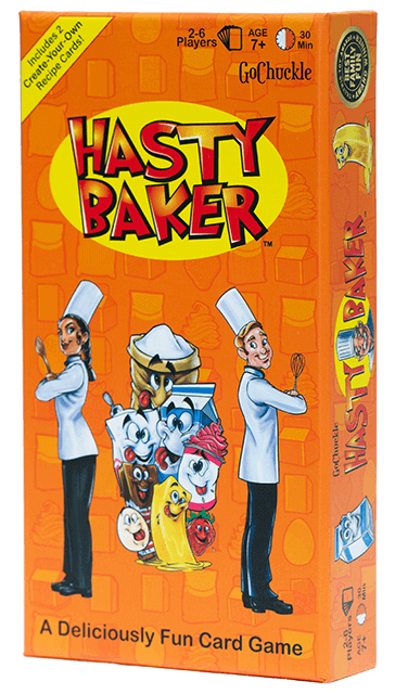 Hasty Baker Family Card Game 2-6 Players, Ages 7+, Creative Child Game 2023, 2022 Game of The Year, Autism Live Award Winner Family Fun Card Game Night for Kids and Adults